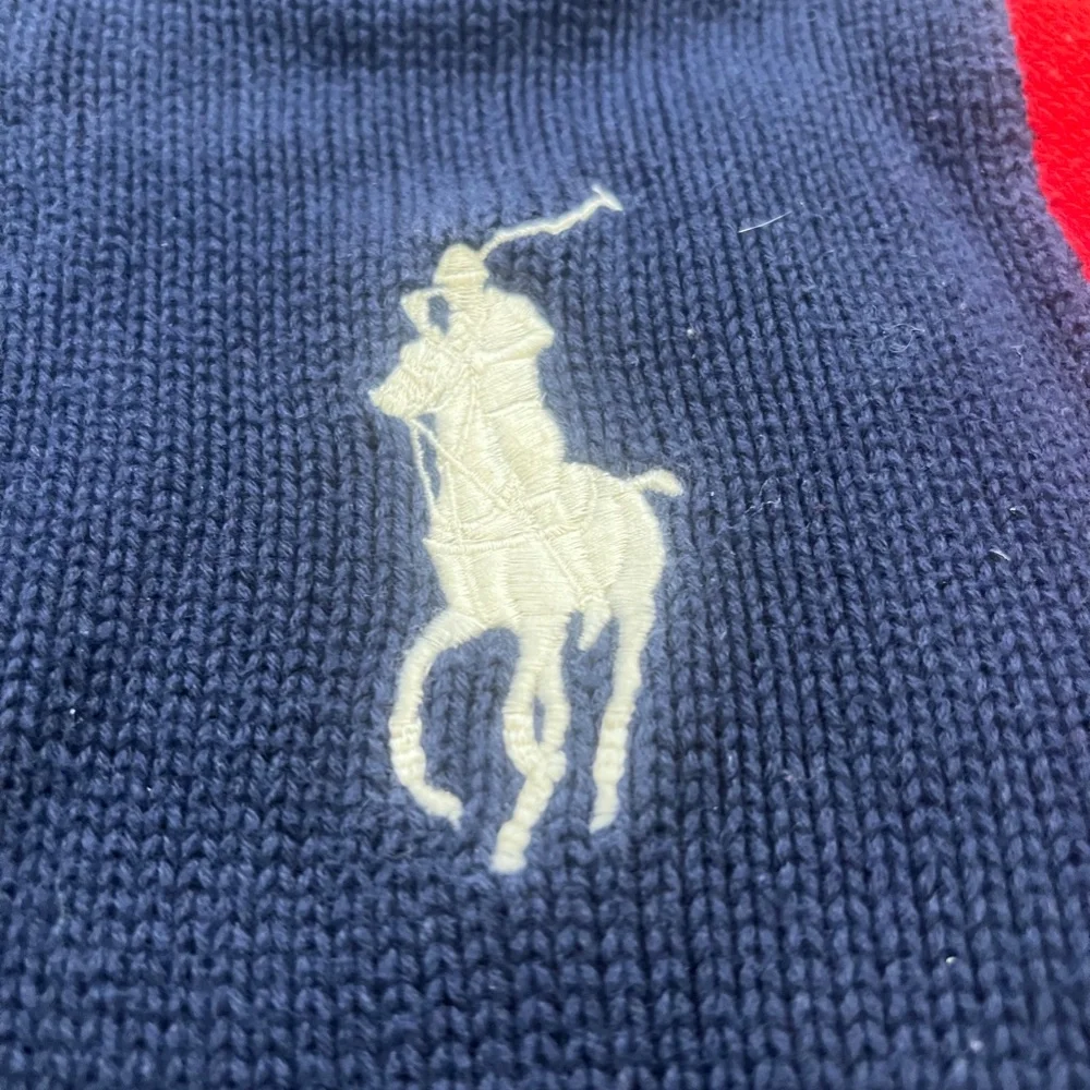 Polo Ralph Lauren Quarter Zip Big Pony Boys Sweater Preppy Warm Winter Sz 6 - Picture 2 of 12